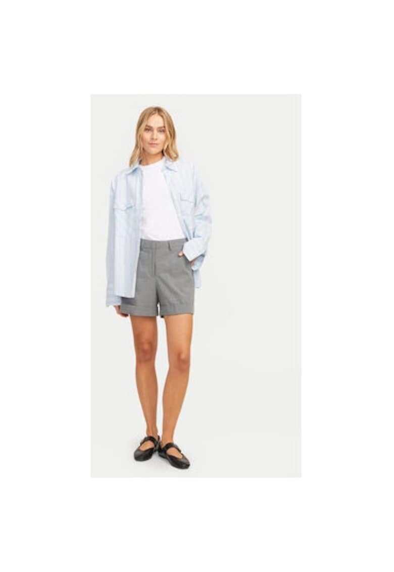 Pantaloni scurti dama -  304702952 - Poliester reciclat/Viscoza - Gri - Gri