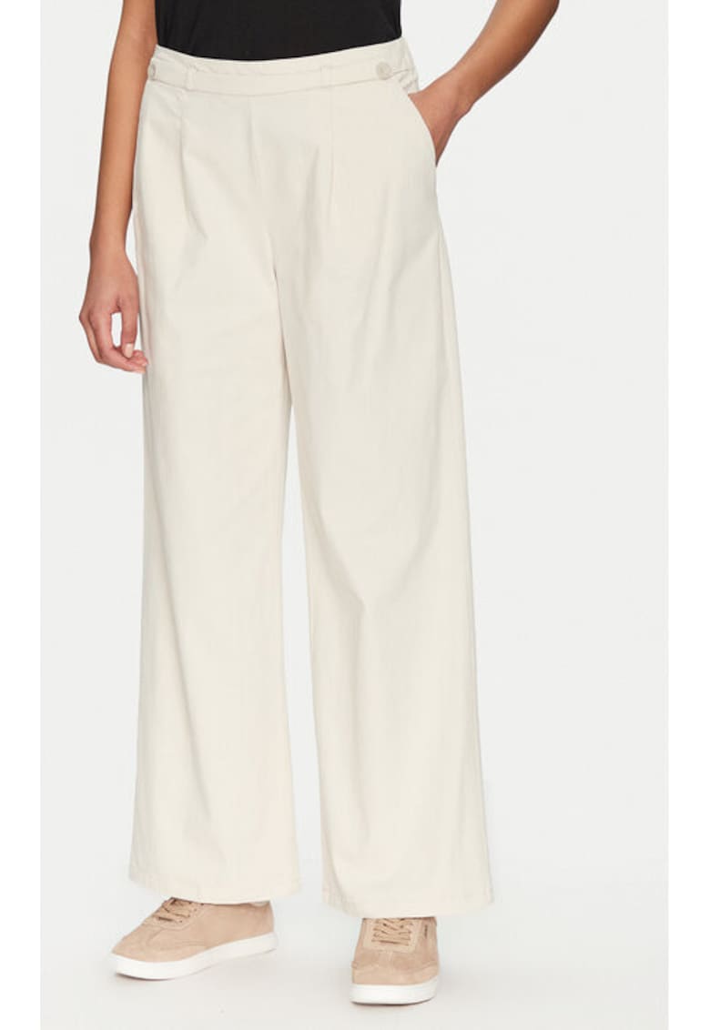 Pantaloni dama -  304784682 - Bumbac - Bej