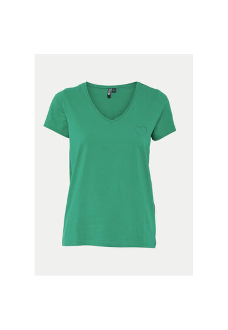 Tricou dama -  304915192 - Bumbac - Verde - Verde
