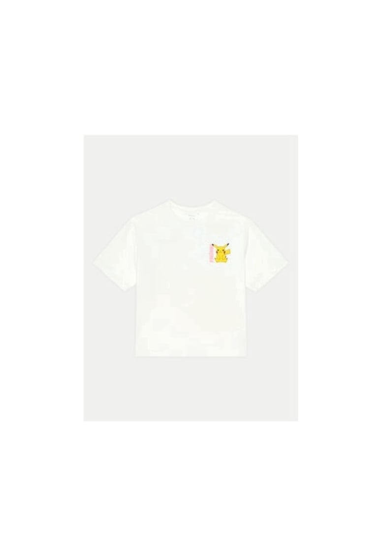 Tricou fete -  304718533 - Bumbac - Alb - Alb