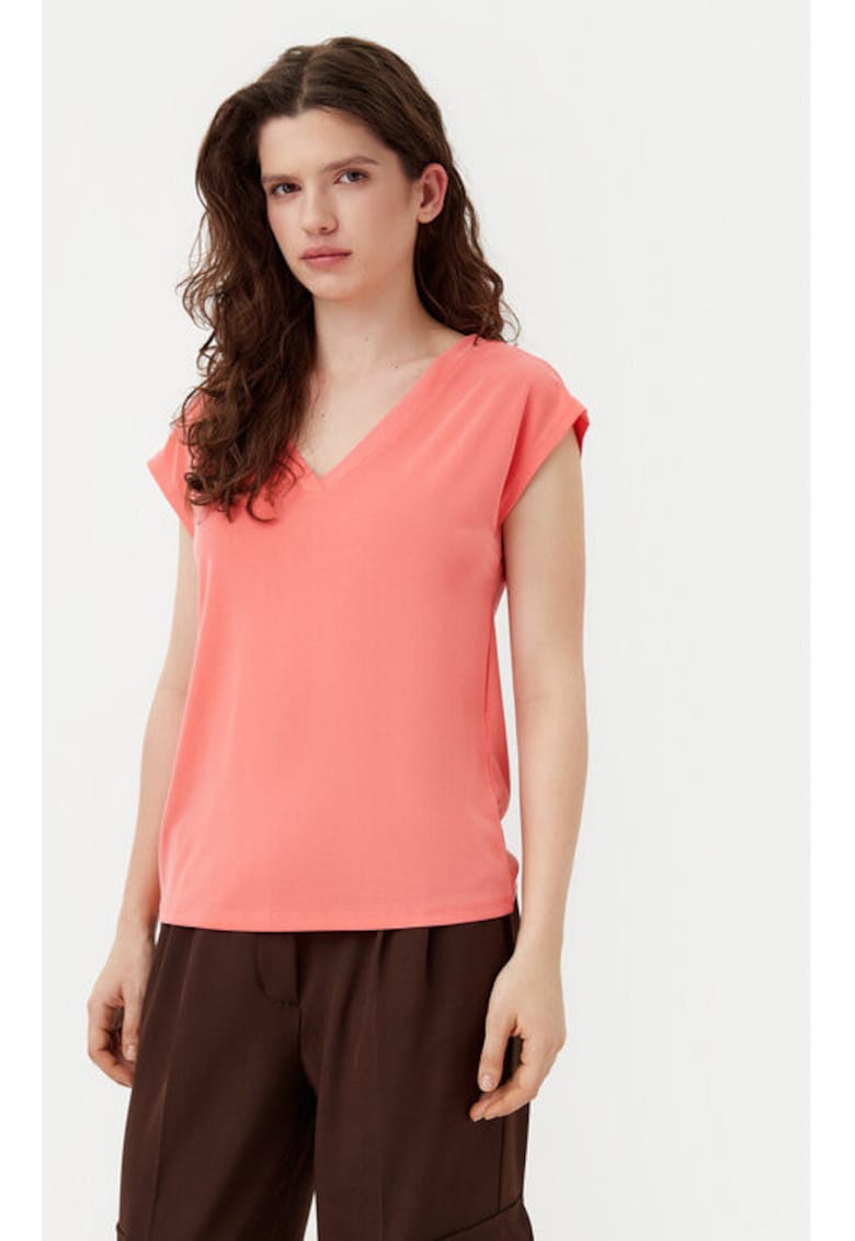 Tricou dama -  304791154 - Modal/Poliester - Roz - Roz