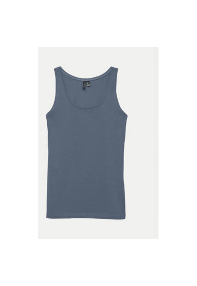 Tricou dama -  Bumbac organic - Albastru