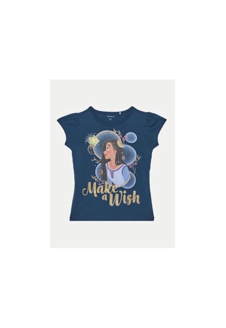 Tricou fete -  304719349 - Bumbac - Albastru - Albastru