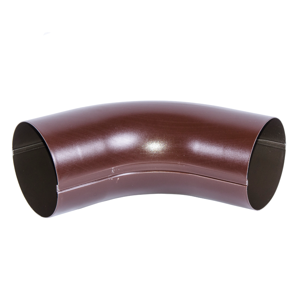 Cot tip 1 60° burlan Novatik Ronda, metal, diam. 100 mm, maro RAL 8017