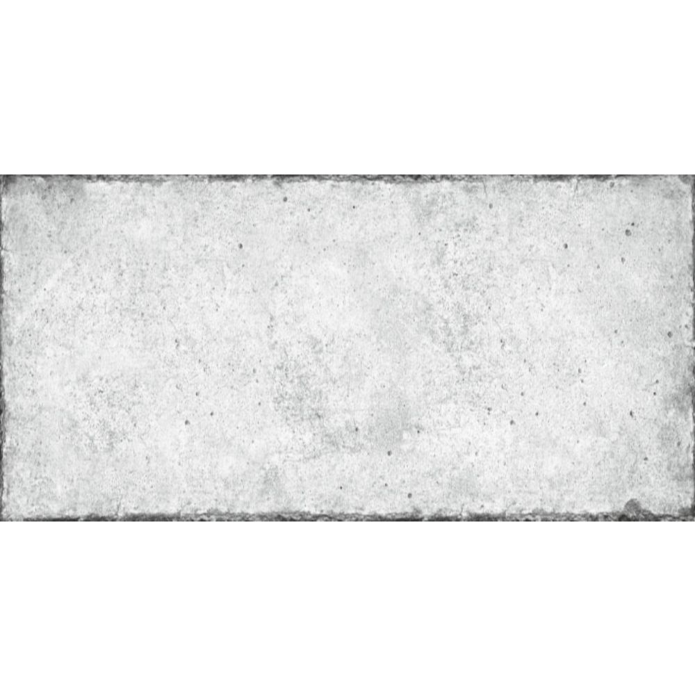Faianta baie / bucatarie glazurata Megapolis, gri, mat, aspect de beton, 60 x 30 cm