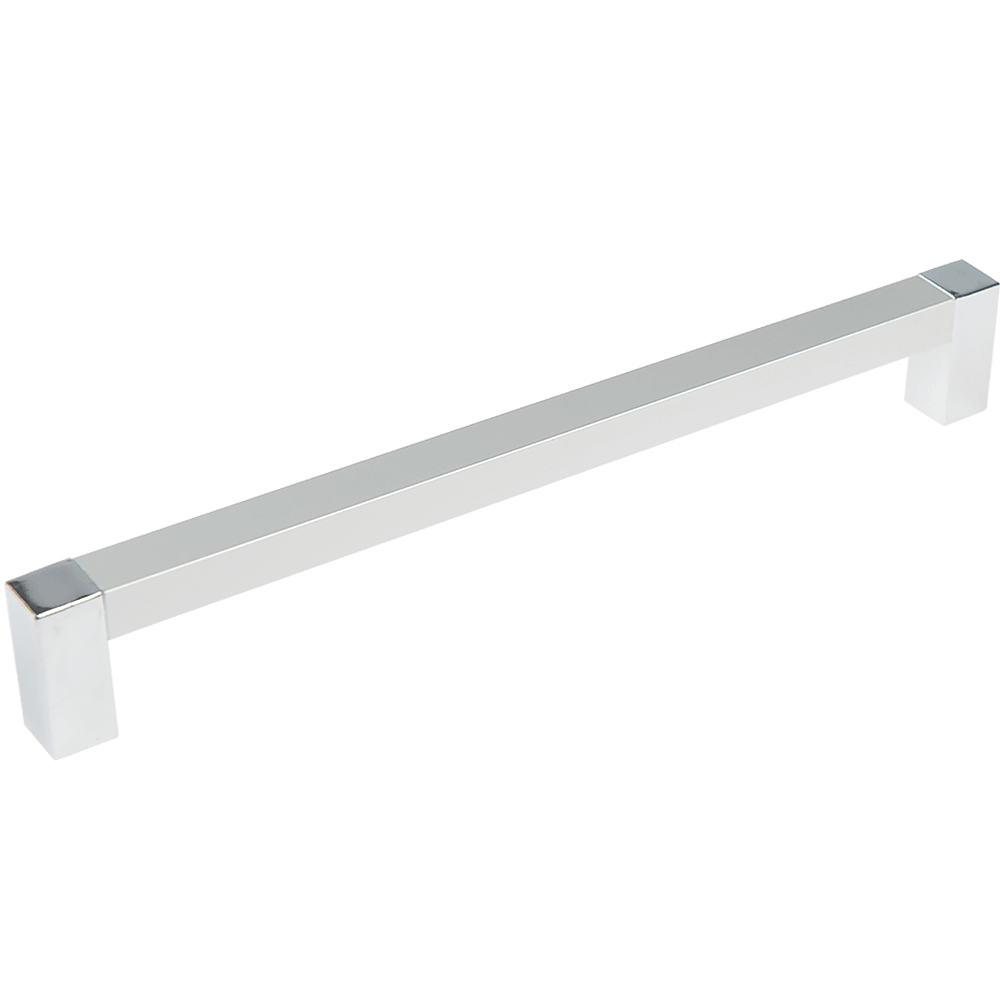 Maner din aluminiu cu terminatie FA23616 96 mm, crom mat