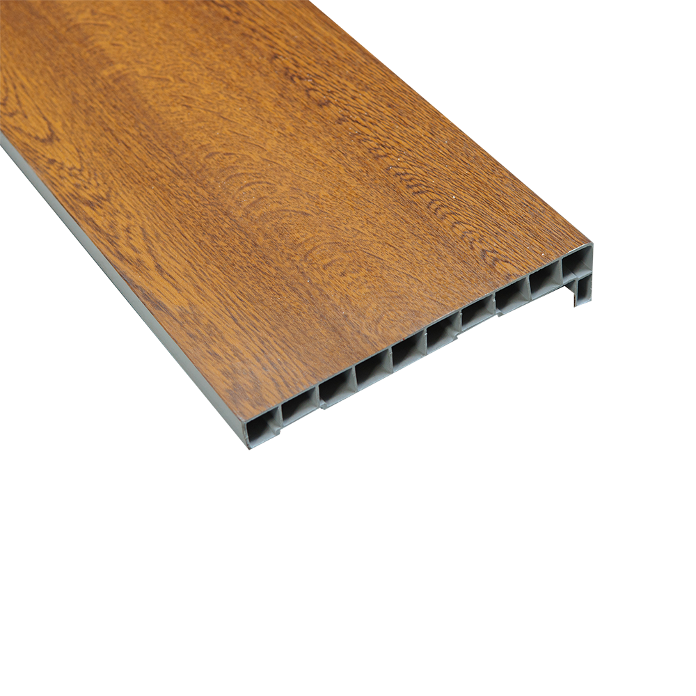 Glaf PVC pentru interior, Helopal, golden oak, 200 x 2975 mm
