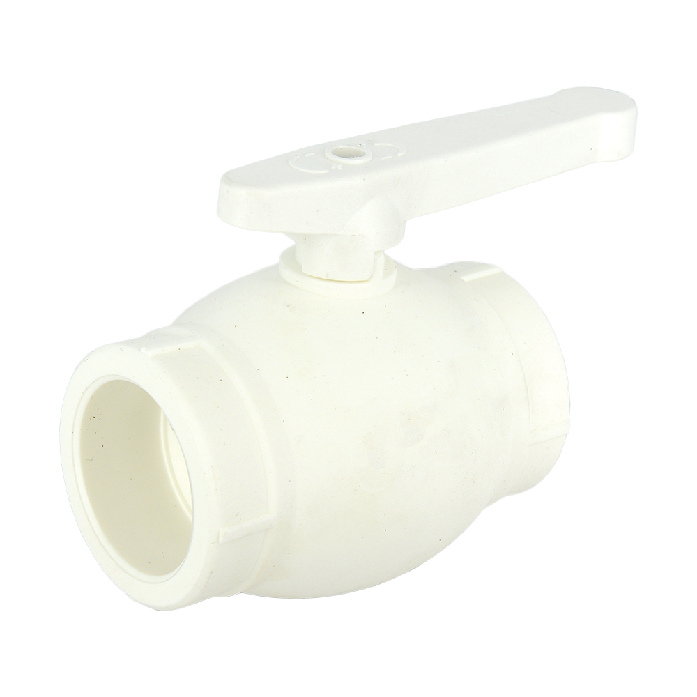 Robinet cu sfera Vesbo, PP-R, alb, 50 mm