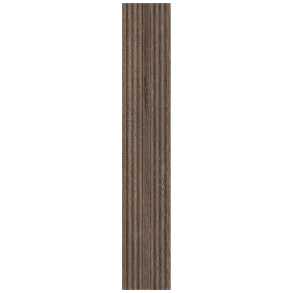 Gresie portelanata interior-exterior Kai Pine decking KY, maro, aspect de parchet, finisaj mat, 20.4 x 120.4 cm