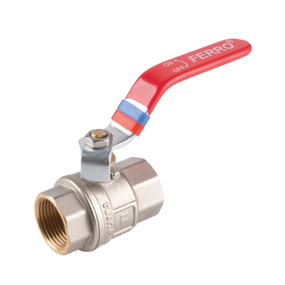 Robinet cu sfera si maner levier Ferro KFP9, filet interior-interior, 4
