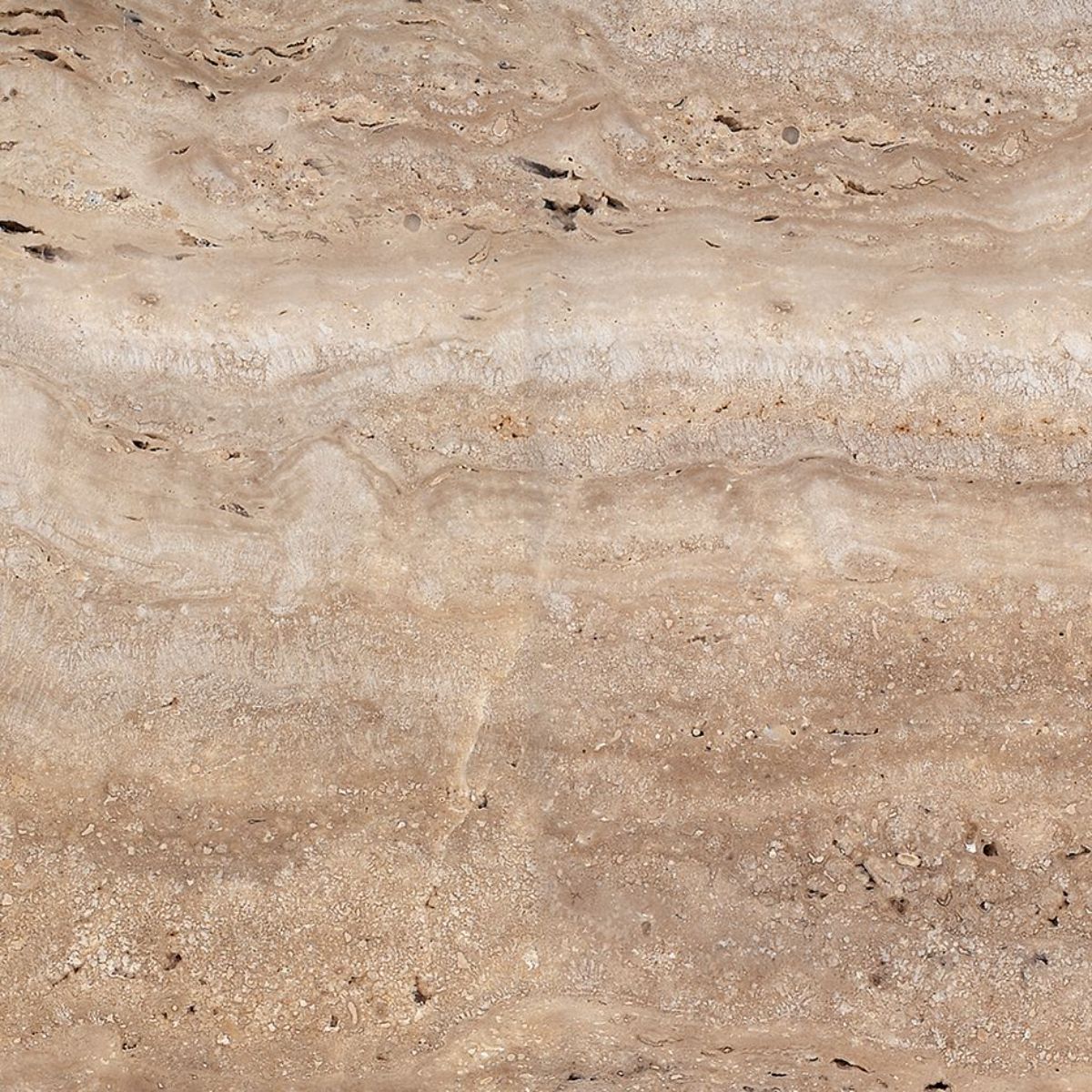 Gresie interior bej Travertine Natural DK Floor, rectificata, glazurata, finisaj mat, patrata, 30 x 30 cm