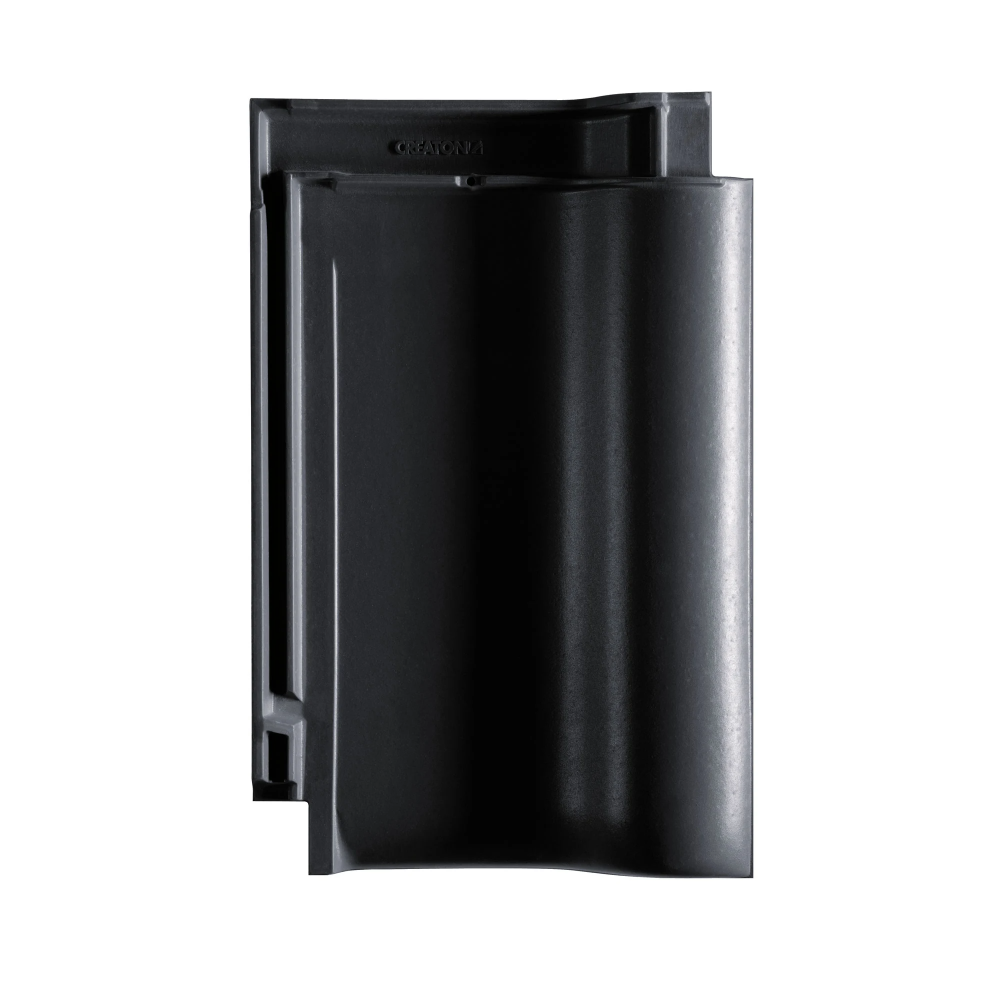 Tigla ceramica 1/1 Creaton Balance, negru mat angoba, 32 x 50 cm