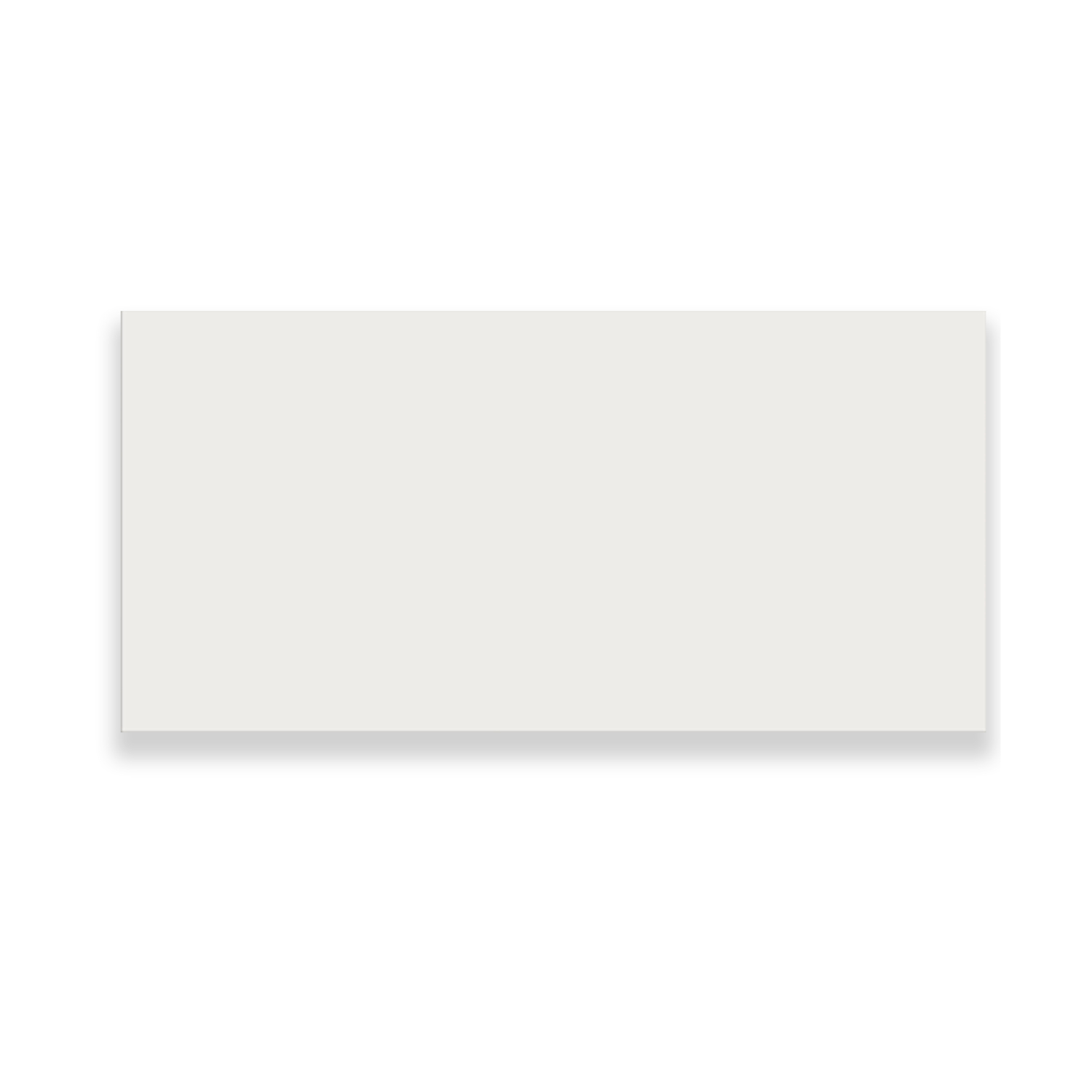 Faianta bucatarie White Flat Glossy, alb, lucios, aspect de caramida, 20 x 10 cm