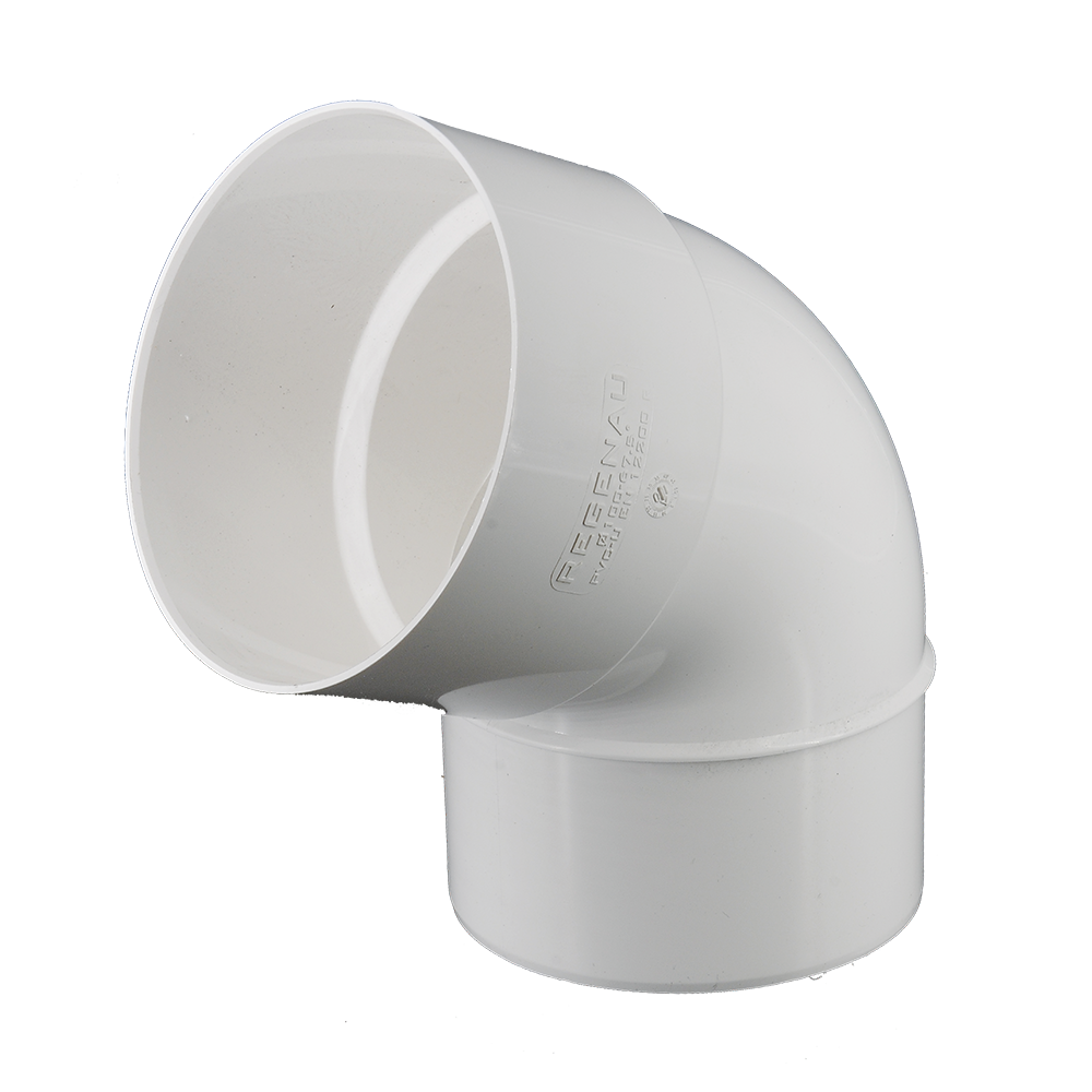 Cot burlan PVC Regenau, 100 mm, alb