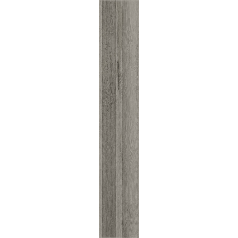 Gresie portelanata interior-exterior Kai Ceramics Pine, decking grey, aspect de parchet, finisaj mat, 20,4 x 120,4 cm