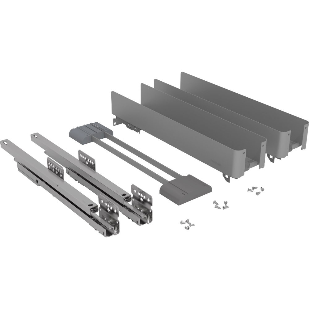 Cos Jolly No.15 3D-X K-Line, argintiu, 523 x 115 mm, 485 mm adancime instalare