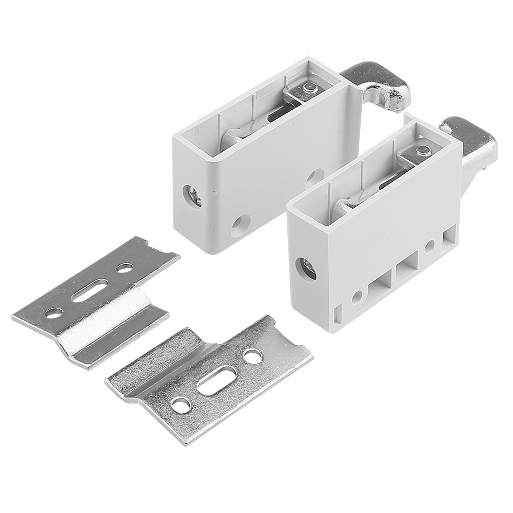 Suport pentru corp suspendat cu bara, metal si plastic, alb, 58 x 40 x 18 mm