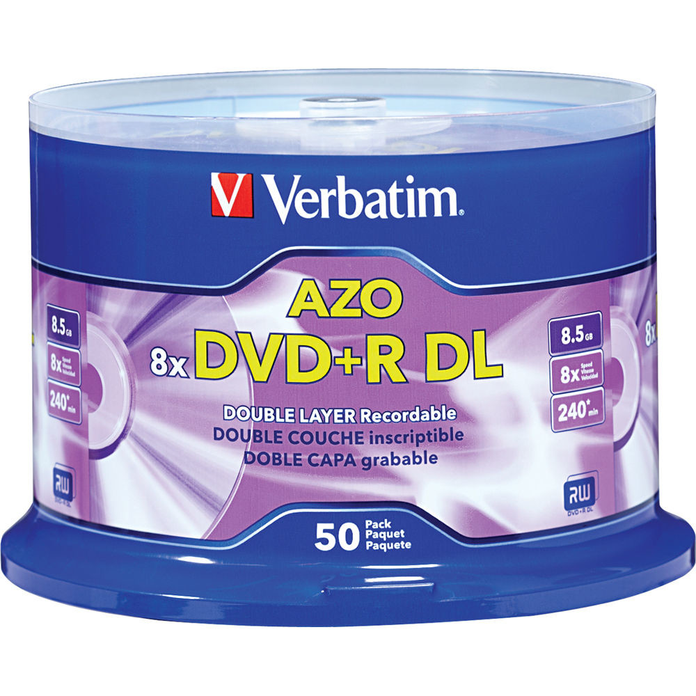Mediu optic DVD+R DL 8.5GB 8x wide printable surface 50 bucati