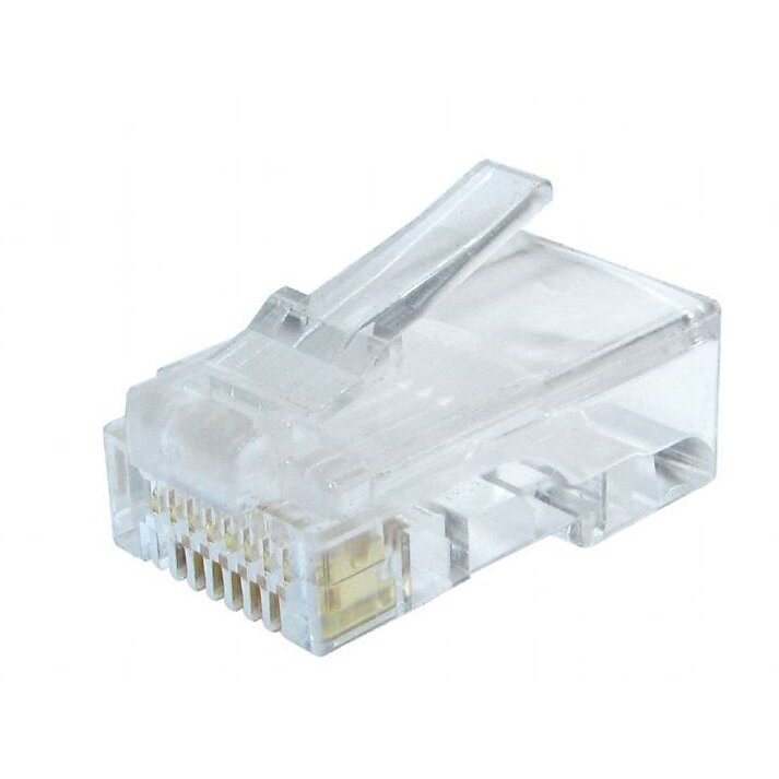 MUFE RJ45 GEMBIRD Cat6, pt. UTP, 50 buc., 30u contacte aurite, pt. fire solide, LC-8P8C-002/50