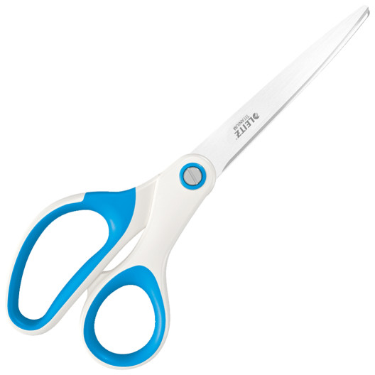 Foarfece pentru birou LEITZ Wow Titanium, 205 mm - albastru metalizat