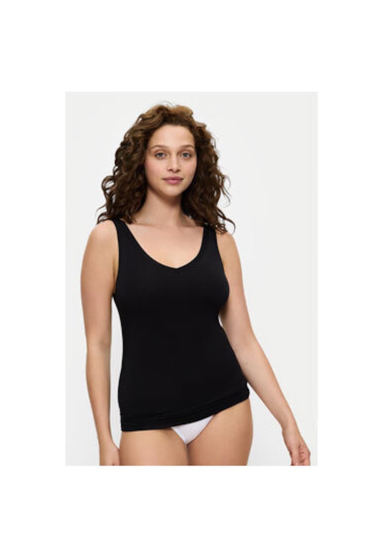 Tricou dama -  304974755 - Modal - Negru - Negru