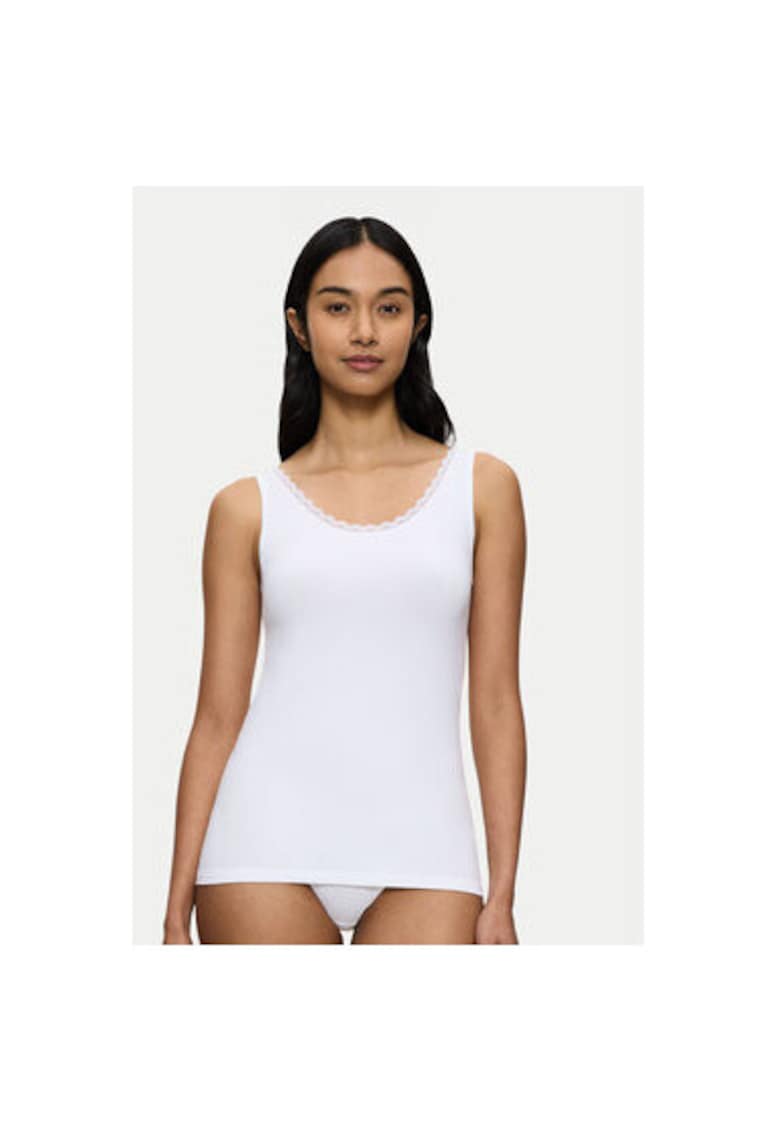 Tricou dama -  304974908 - Bumbac - Alb - Alb