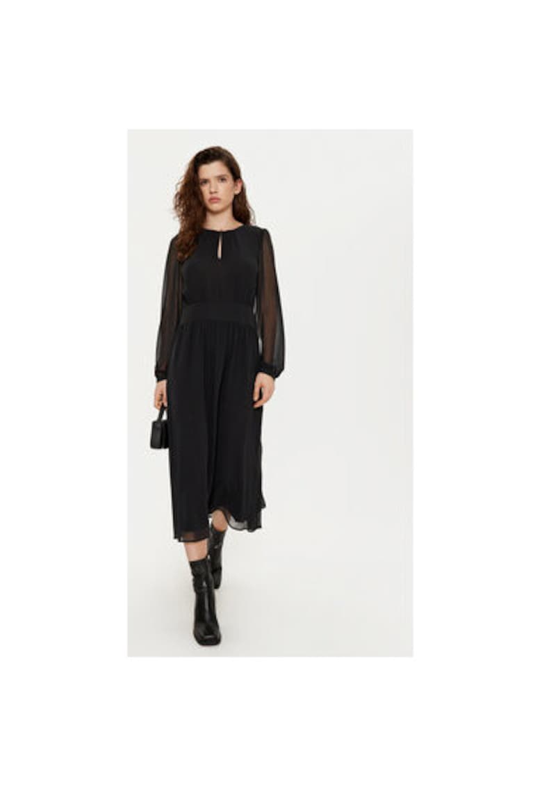 Rochie dama -  305183002 - Poliester reciclat - Negru - Negru