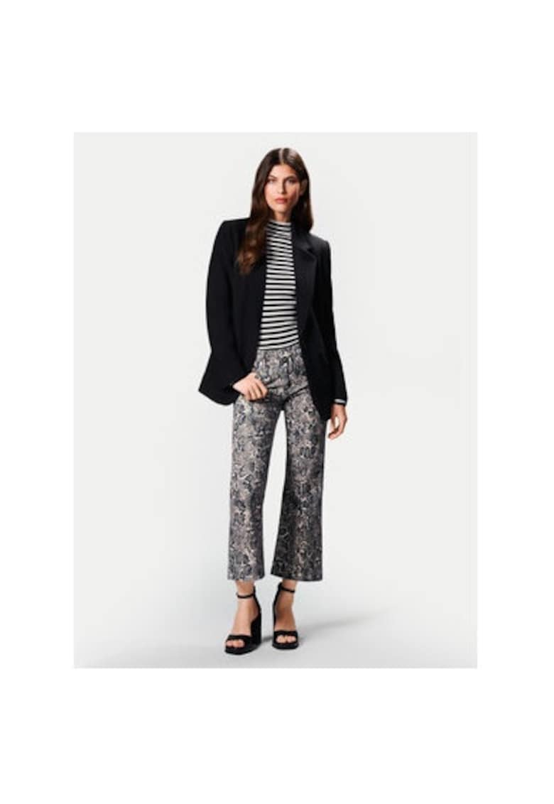 Pantaloni dama -  305183040 - Bumbac - Maro - Maro