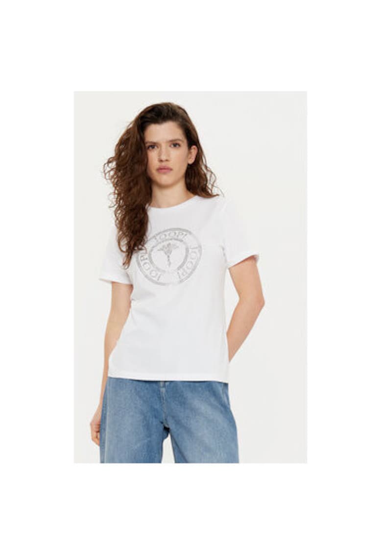 Tricou dama -  305182722 - Bumbac - Alb - Alb