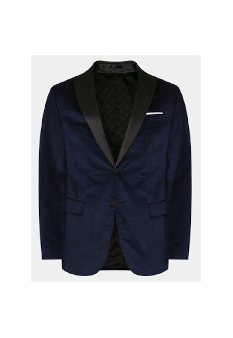 Sacou barbati -  303583170 - Poliester/Lana - 50 EU - Albastru