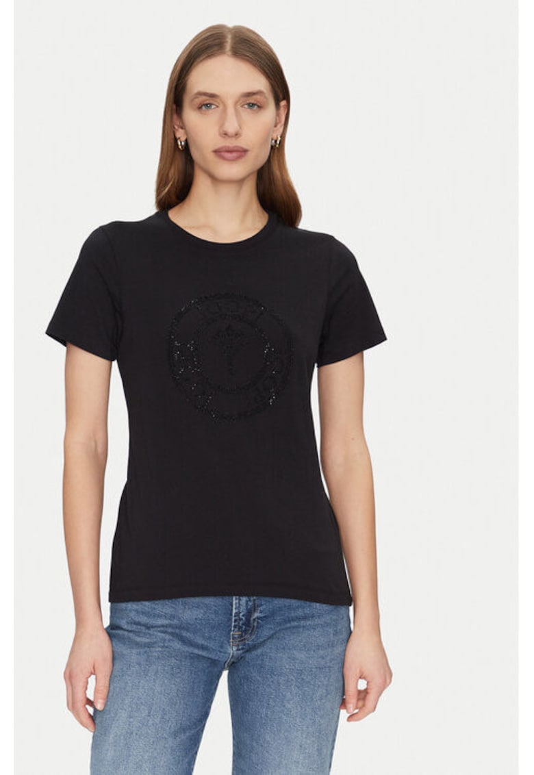Tricou dama -  305182739 - Bumbac - Negru - Negru