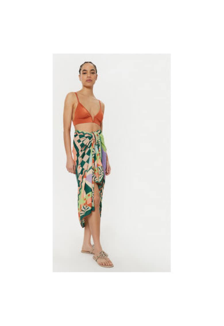 Pareo dama -  305166791 - Viscoza - One Size INTL - Verde