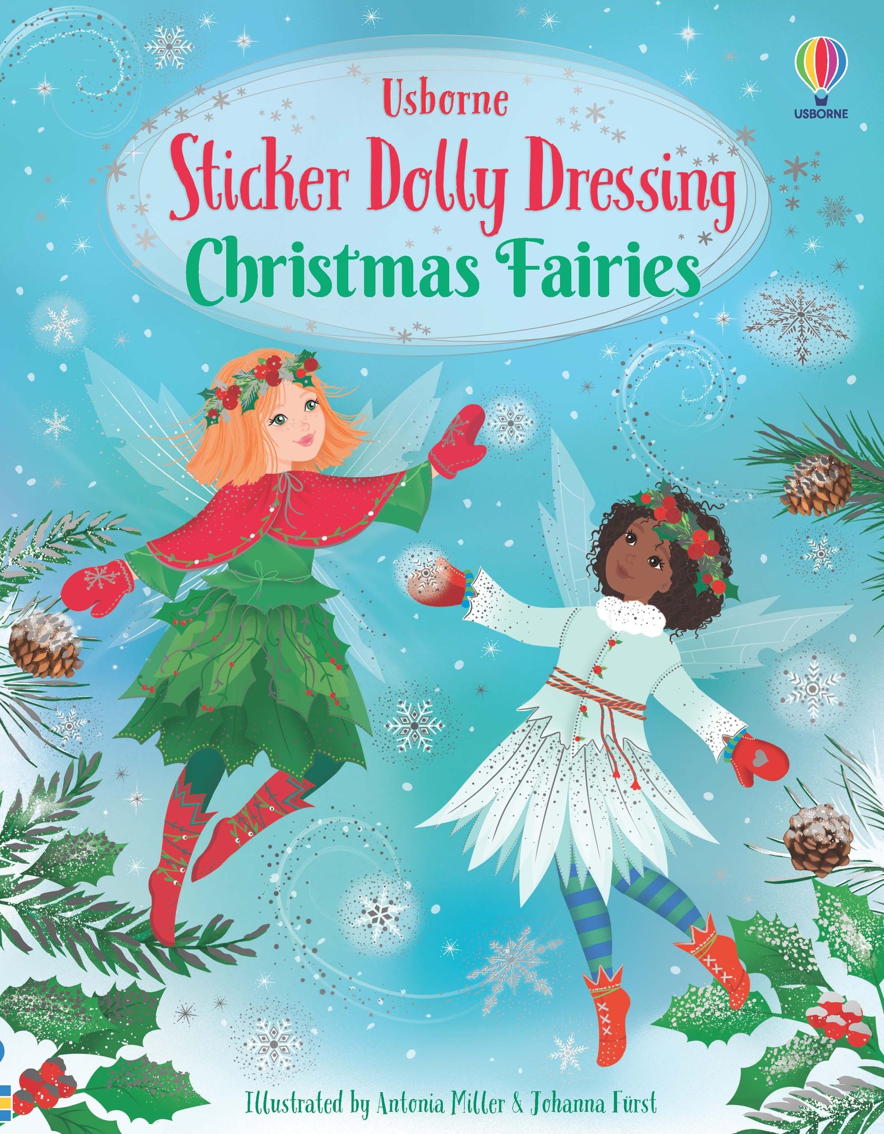 Sticker Dolly Dressing Christmas Fairies Usborne