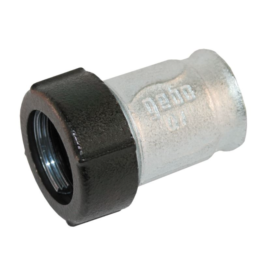 Mufa rapida Gebo, QI-filet interior, fonta zincata, 2