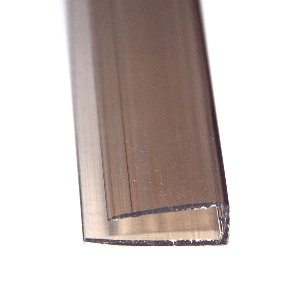 Profil U policarbonat Carboplak, bronze, L= 2,1 m, grosime 6 mm