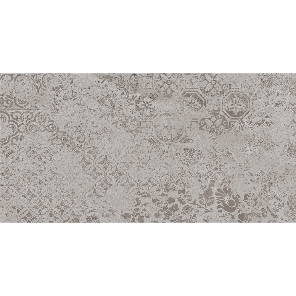 Faianta baie rectificata Ateler Gris HL1, gri, mat, model, 60 x 30 cm