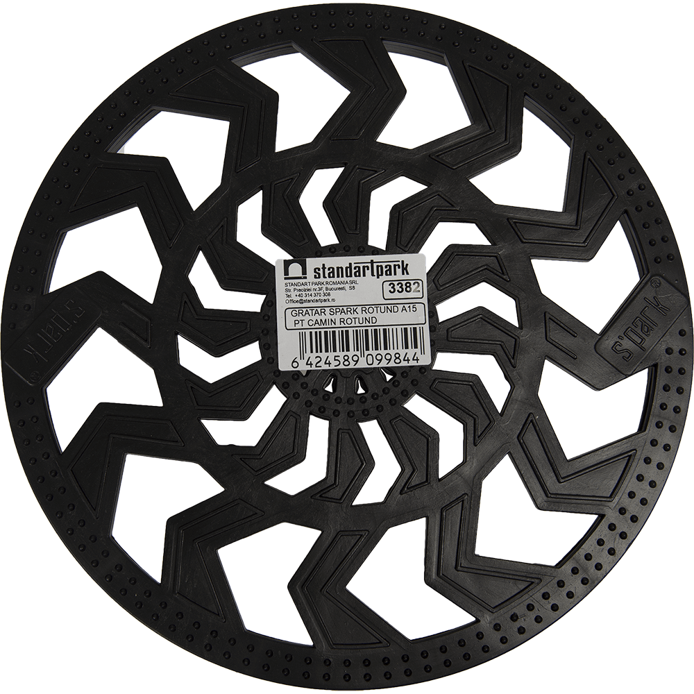 Gratar pluvial pentru rigola Spark, polipropilena, 264 x 264 x 20 mm