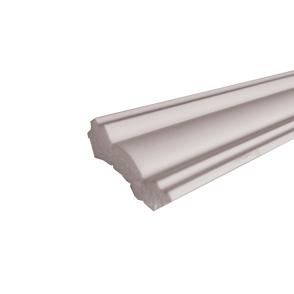 Bagheta decorativa Decosa ST45, alb, polistiren extrudat, 2 m