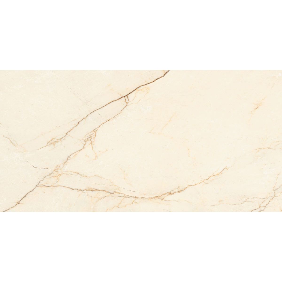 Gresie interior auriu Arezzo Beige Grande, rectificata, glazurata, finisaj lucios, dreptunghiulara, 120 x 60 cm