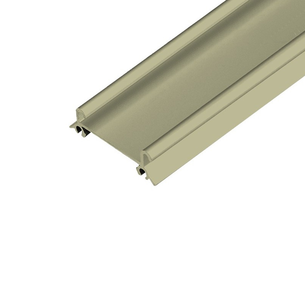 Profil rulare inferior Laguna, aluminiu, sampanie, Omega/Multiomega/Sloping, 4 m