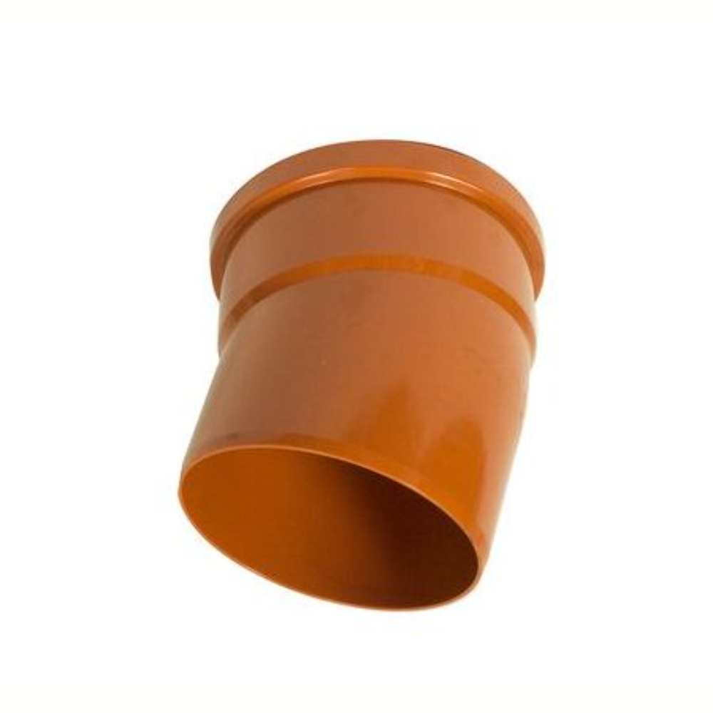 Cot PVC Valrom, DN160/15, canalizare exterioara, portocaliu