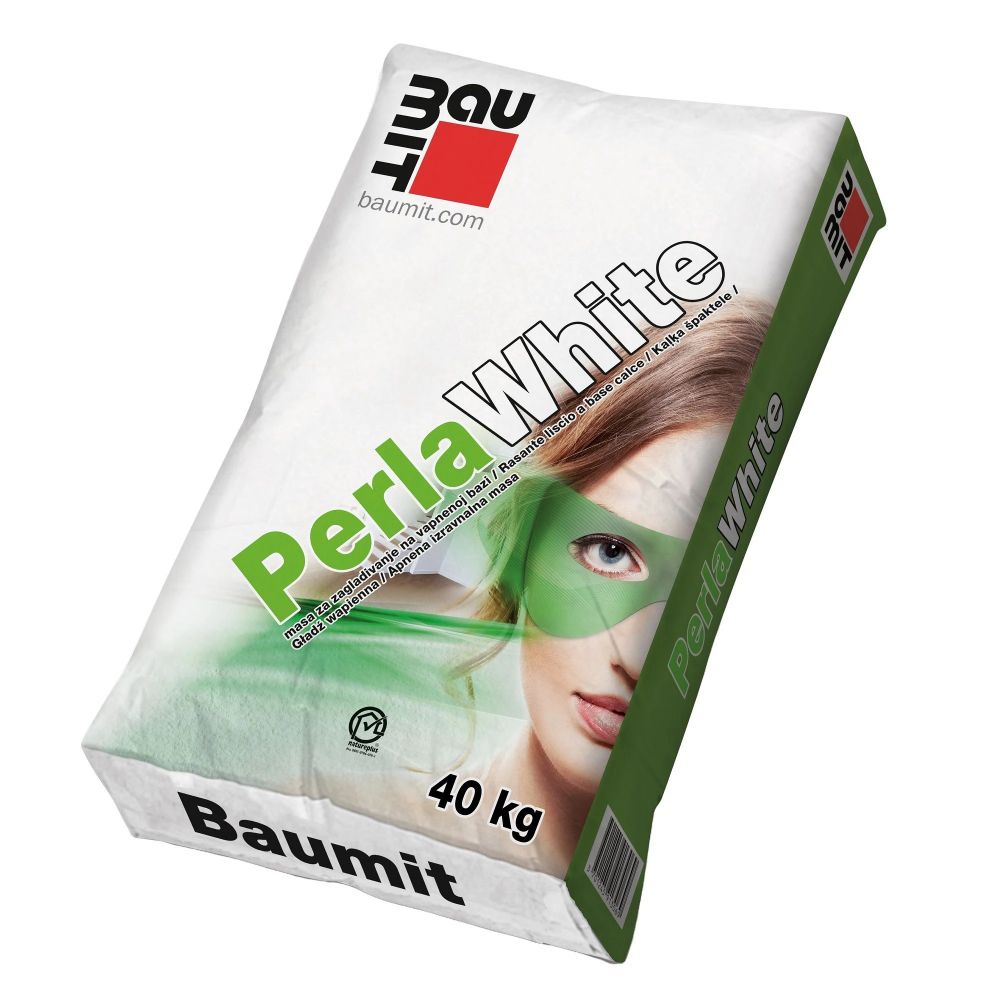 Tinci Baumit Perla, interior/exterior, extra alb, 40 kg