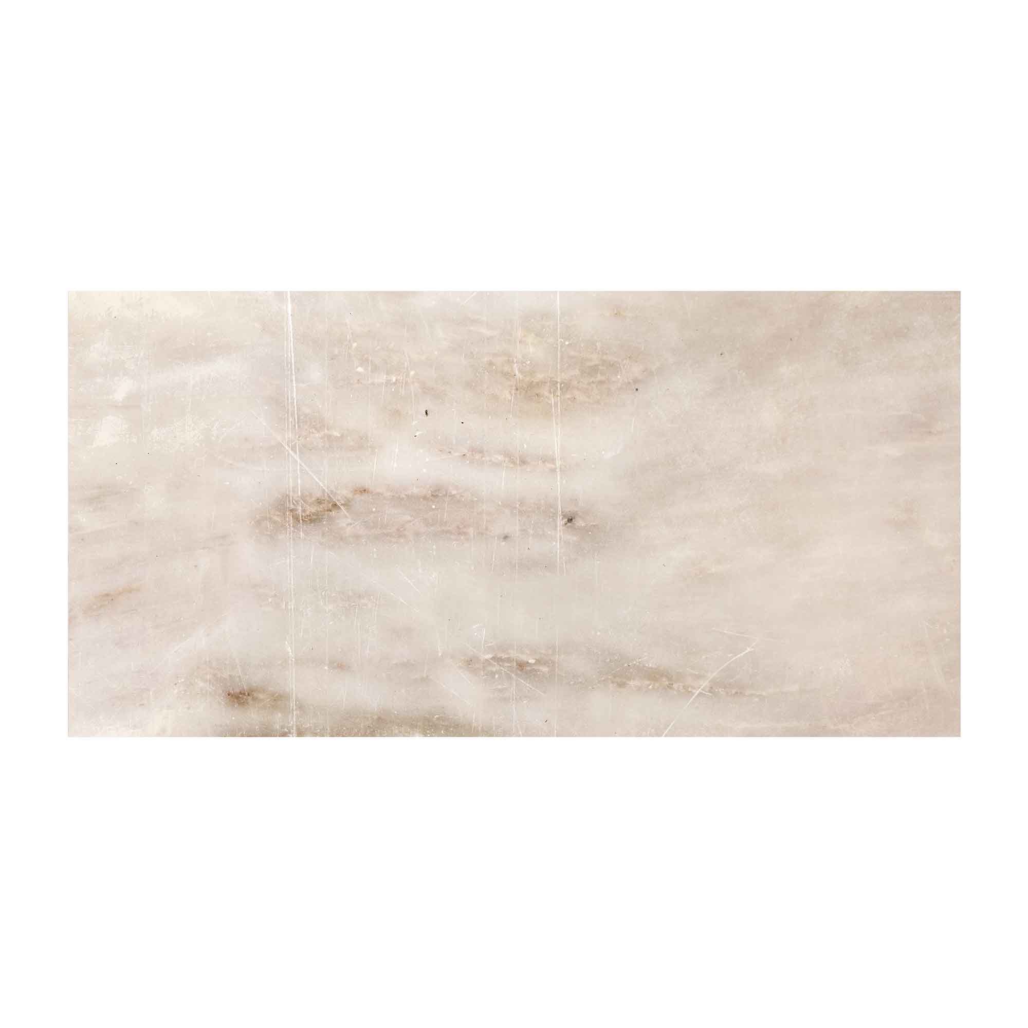 Faianta baie glazurata Cesarom Soft, bej, lucios, aspect de piatra, 50 x 25 cm