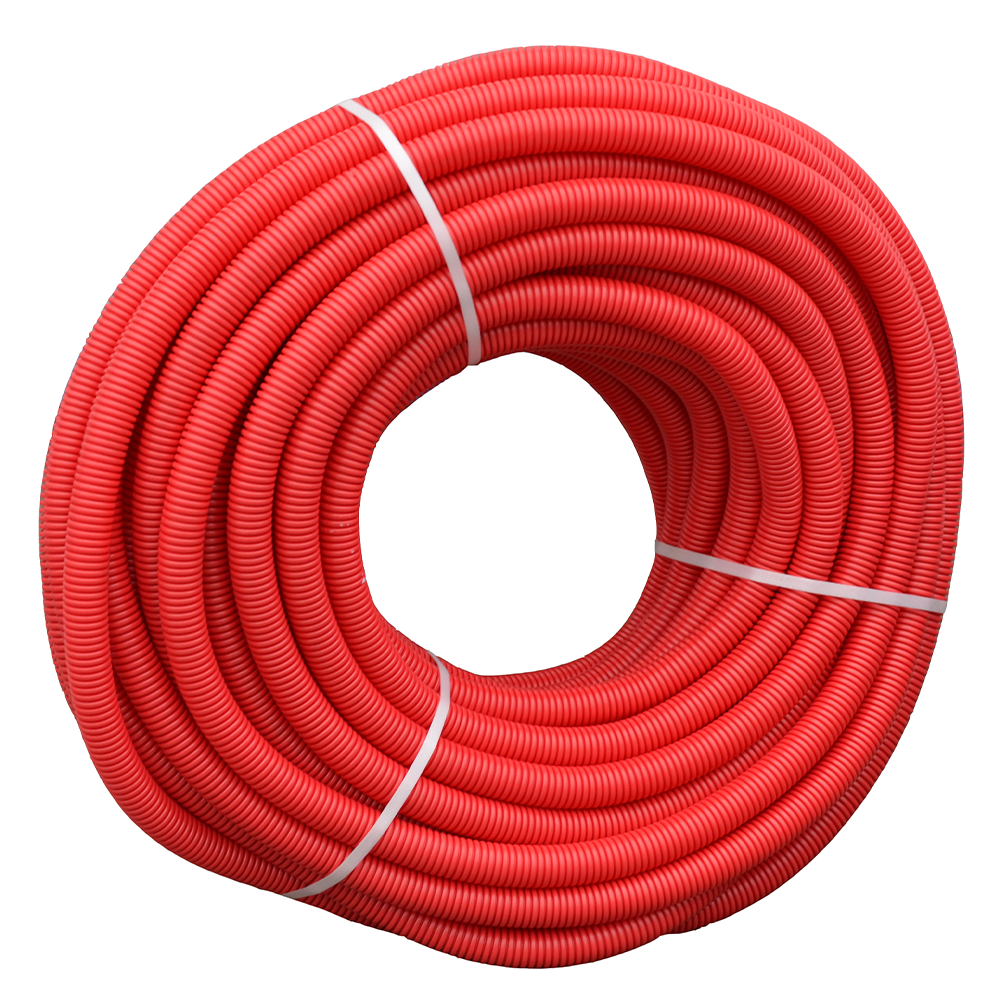 Tub protectie Valrom, polietilena, rosu, 20 x 32 mm, 50 m