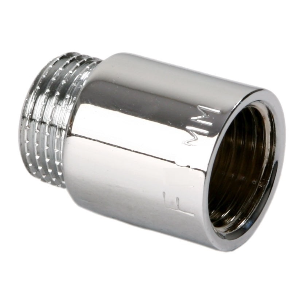 Prelungitor Ferro P40C, filet interior-exterior, crom, 1/2 x 40 mm