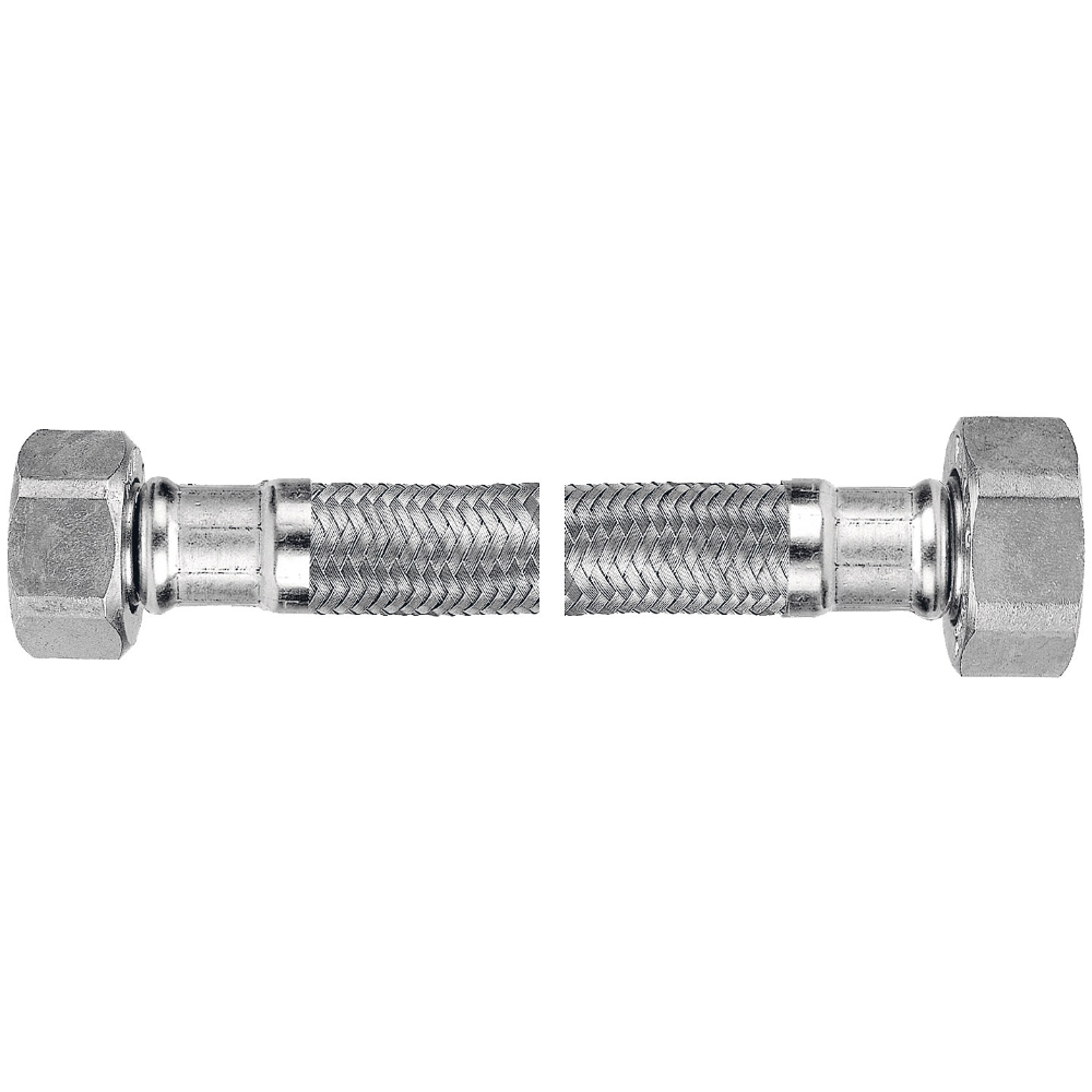 Racord flexibil Ferro PWS611 3/4X3/4, otel inoxidabil, filet interior-interior, 30 cm