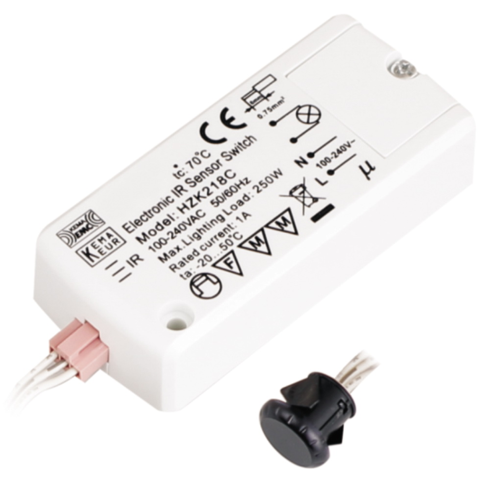 Intrerupator cu senzor de atingere K1 HKZ, alb, 250 W