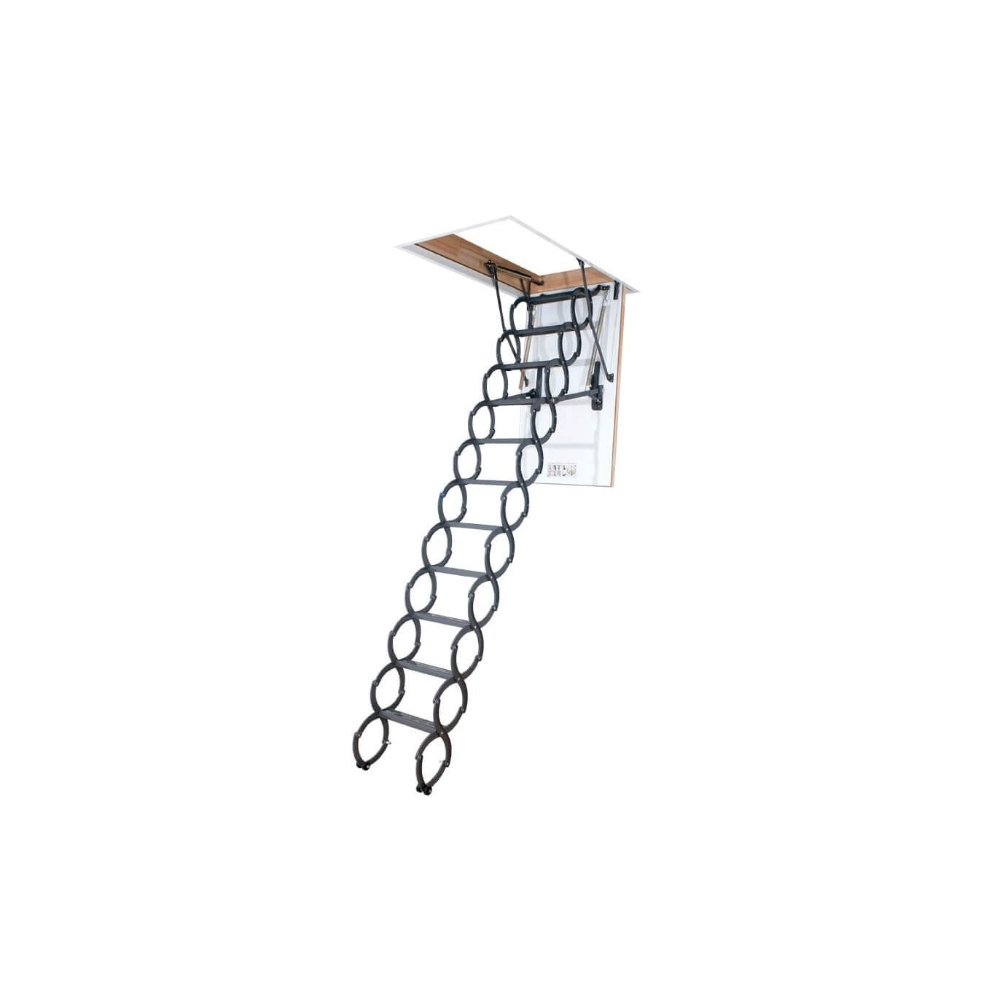 Scara pantograf retractabila Fakro, metal, 70 x 120 x 280 cm