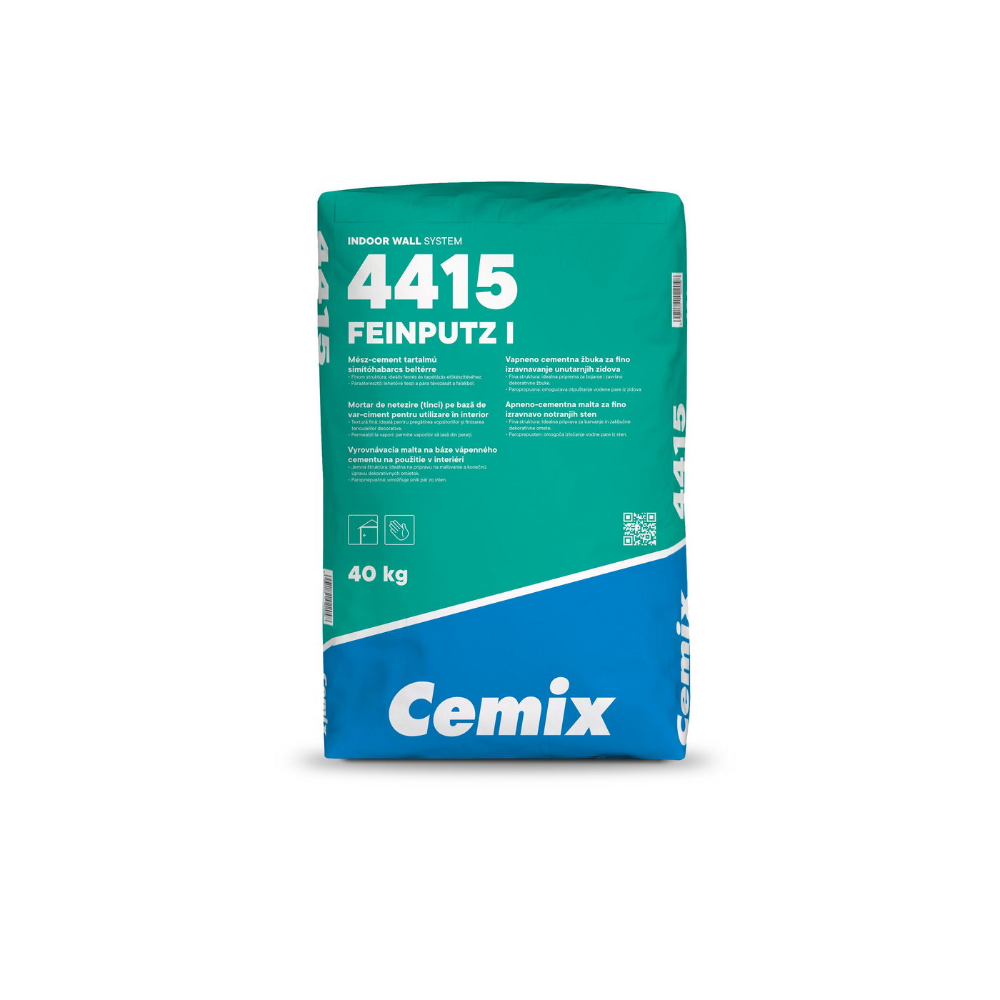 Tencuiala fina pentru interior Cemix FeinPutz Innen, gri, 40 kg