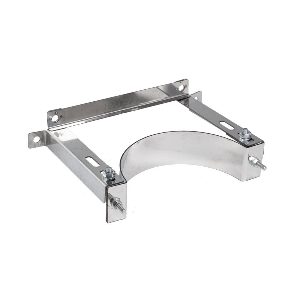 Colier ranforsat pentru burlan, inox, diametru 250 mm